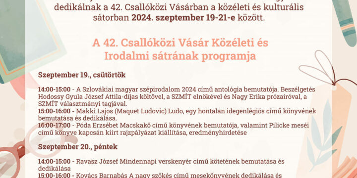 Írók a városban…